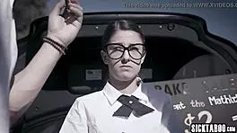 Crazy babe gets used by two friends with big cocks