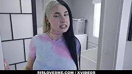 Skylar vox tests stepbrother's cock