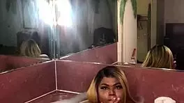 Zaharii Plays with Herself in the Hot Tub Jacuzzi!
