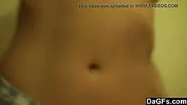 Beautiful Petite Brunette Feels Excited Alone With Her Camera