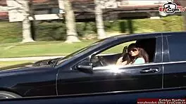 i picked up this brunette latina teen with big natural tits for a facial