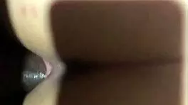 Teen 18+ gets assfucked in pov, her tight hole stretched by cock.