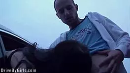 Woman Joins Public Gangbang Orgy