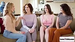 Babysitters and stepmom dominate stepdaughter hard