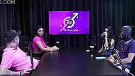 Two Girls Show Off in Sheer Red