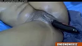 Deep in my pussy, this 18-19 year old plays with herself until cum