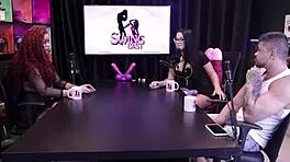 Transsexual threesome experience with big black cock