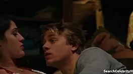 lizzy caplan topless blowjob and handjob in frankie boom 2013