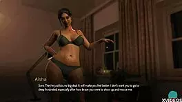 College Teen's Voluptuous Boobs Bound in Horny POV Game