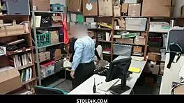 Hey, peyton and sienna get caught shoplifting and fucked in the office garage 😏