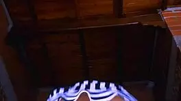 Slim university student seduces lover with skilled passion in apartment