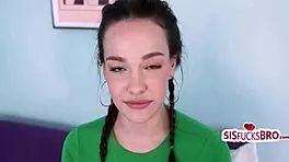 sweet college girl rides and sucks with horny passion!