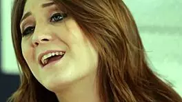 teenage lesbian gets her pussy licked by horny dyke girlfriend