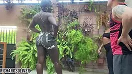 Trainer Teases Two Teens with Big Cock