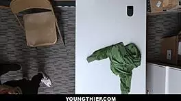 i let the officer fuck me for freedom in the shop