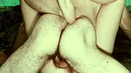 Retro Blonde Teen Amateur Blowjob and Outdoor Sex Scene