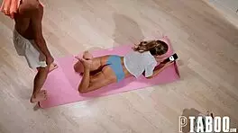 Do you like those amusing toes while Eveline Dellai sucks Josh Jo's cock?