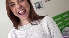 Big drippy load in Morgan Rodriguez's mouth! 😍