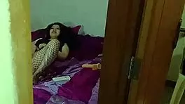 Caught step-daughter's friend masturbating, deepthroats and fucks her