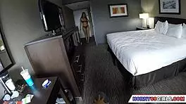 this sweet college girl rides and gives blowjobs in pov