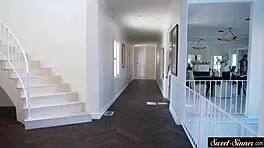 Taboo Teen 18+ Rides Hard in Kitchen