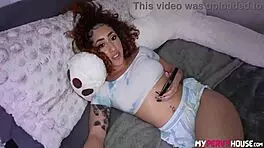 The new pervert stepbrother uses kira perez in deepthroat and cowgirl positions.