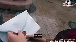 Deutsche Rothaarige Teen 18+ Schlampe Getroffen und Hart Gefickt beim Dating auf Berliner Straße!