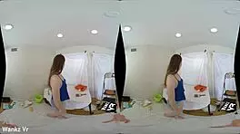 WankzVR - Painters Stretch Wide with Jillian Janson