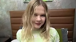 Watch Leggy 18-Year-Old Blonde in Casting Interview