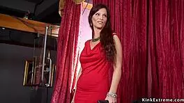 Busty Step Mom Trains Young 18+ Couple in Rough BDSM Session