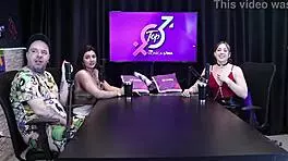 Beautiful Teen 18+ Evelyn Zain in Sheer Red Lingerie Explores Cuckold Fetish with Pussy