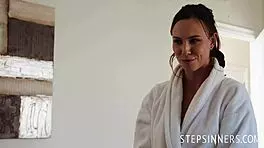 oh no, panty sniffer stepbro finally caught fucking!