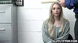 i'm plowin that teen shoplifter's wet coochie so hard