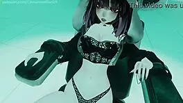 Slutty Girl Gets Bound and Fucked Hard in Machine VRC ERP Scene