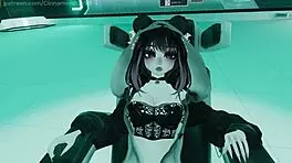 Slutty Girl Gets Bound and Fucked Hard in Machine VRC ERP Scene