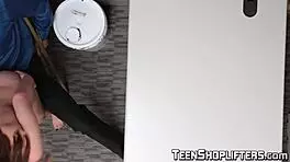 young hottie veronica vega feels intense pleasure from pussy banging for shoplifting