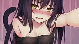 Hentai girls relax with sucking and kissing