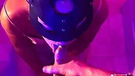 pov stepsister sucks brother's big cock and swallows!