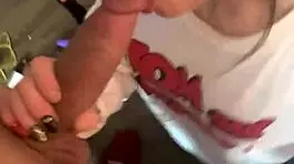 Wow, what a fantastic blowjob from that petite girl with the monster cock!