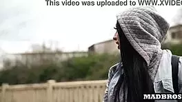 i fuck my chilean friend's ass in public train and at her place