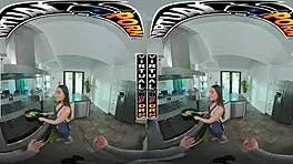 Breakfast turns intimate with girlfriend Sera Ryder virtually