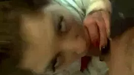 Wow, what a fantastic blowjob from that petite girl with the monster cock!