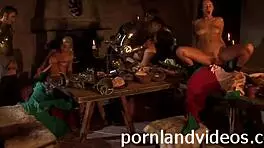 Crazy Orgy Fuck with Monster Cocks in Castle Dungeon