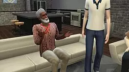lunch with neighbor turns into swinging interracial group fuck in 3d hentai sims.