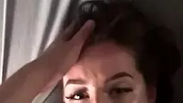 Teen faces a huge challenge with a big cock and messy outcome