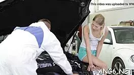 Violette Pink's heart races as she desires a hard fuck