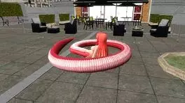 hey, what's miia the snake girl doing naked and spreading in public