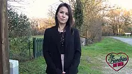 Mélia, the sexy French brunette, craves wild amateur fun