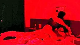 Teen 18+ watches horror movie and gives cum in mouth