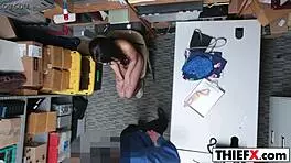 A german teen 18+ slut enjoys a private mmf threesome in the shower.